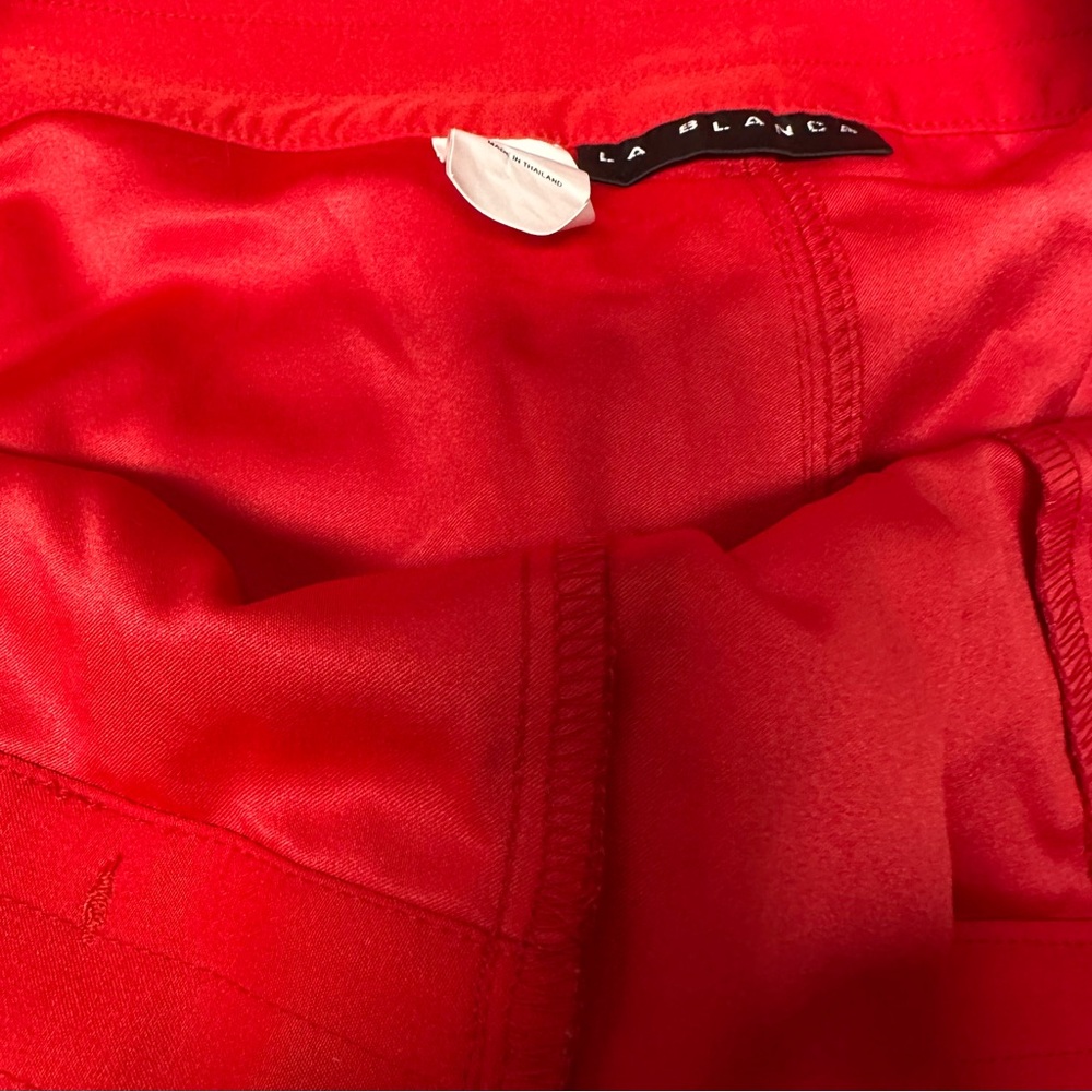 Vintage Super Sexy Red Hot Lace-Up Shorts M - Picture 5 of 5